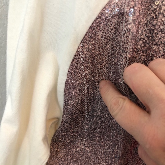 Double D Ranch women’s sequin knit top Native American chief XS - Picture 2 of 5